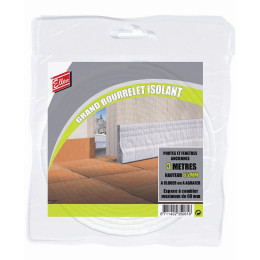 Joint bourrelet blanc 3m x 60mm