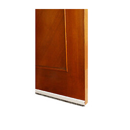 Bas de porte a visser brosse blanc