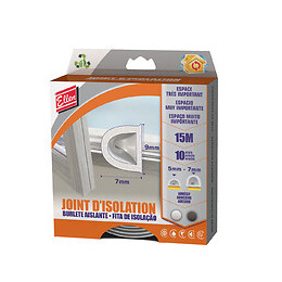 Joint adhésif 5-7mm blanc 15m