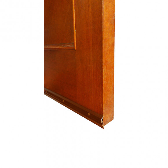 Bas de porte a visser levre marron