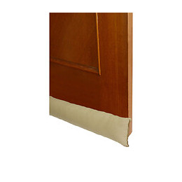 Coussin de porte rond beige