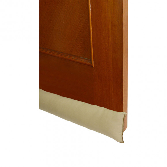 Coussin de porte rond beige