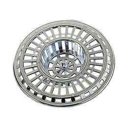 Crépine d'évier chromée diamètre 70mm ECOUL