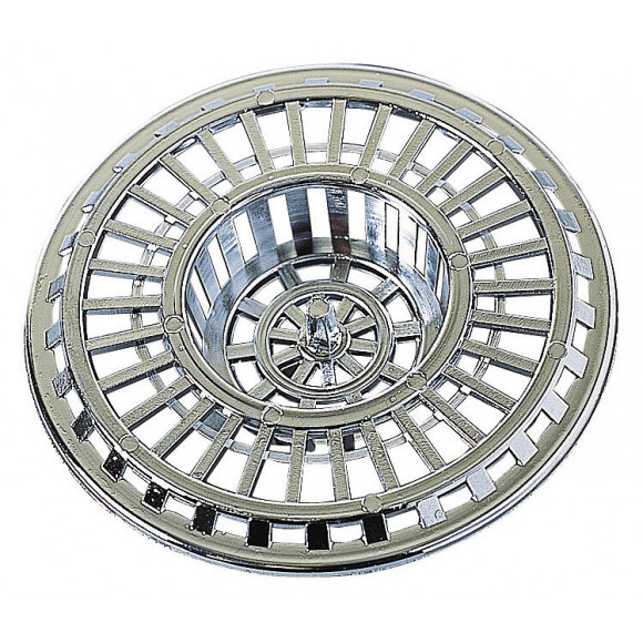 Crépine d'évier chromée diamètre 70mm ECOUL