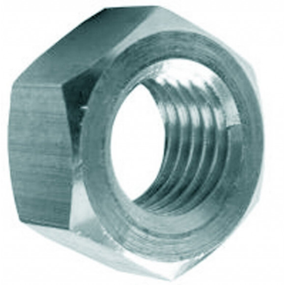 4 écrous hexagonaux acier zingué 14mm