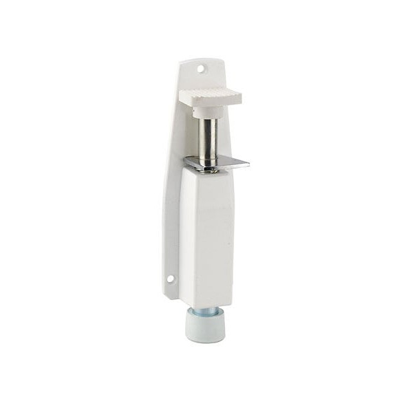 Arrêt de porte hauteur 150mm laqué blanc