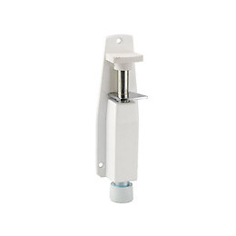 Arrêt de porte hauteur 150mm laqué blanc