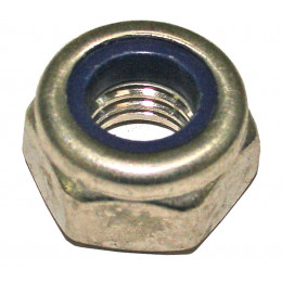 6 écrous indesserables inox A4 6mm