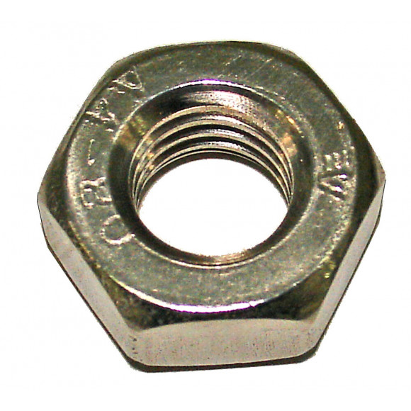 10 écrous hexagonaux inox A4 5mm