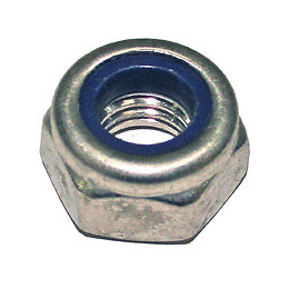 3 écrous indesserables acier zingué 12mm