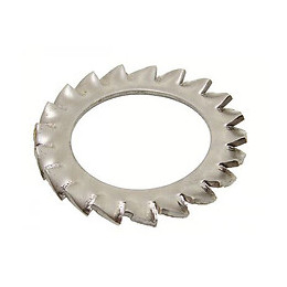 6 rondelles à entretoises inox A4 8mm