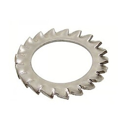 10 rondelles à entretoises inox A4 6mm