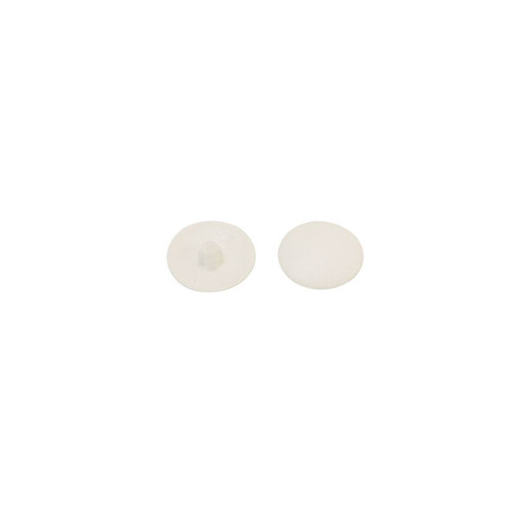 30 cache-vis en plastique blanc 4.5mm