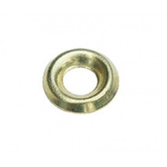 25 cuvettes laiton nickelé 4mm