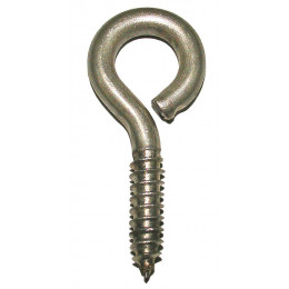 2 pitons à vis inox A2 5x40mm