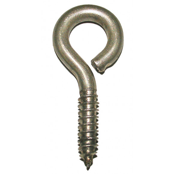 2 pitons à vis inox A2 5x40mm