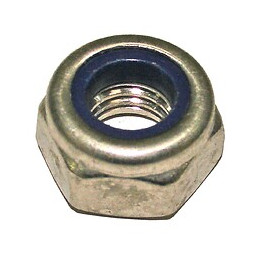 2 écrous indesserables inox A4 10mm