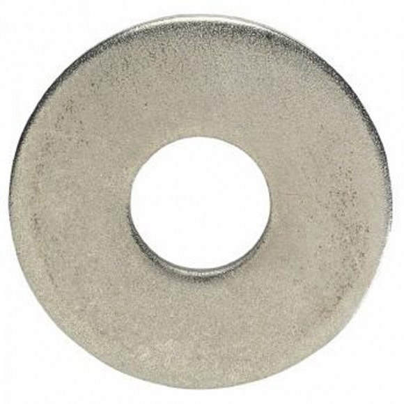 15 rondelles plates larges Inox A4 6mm