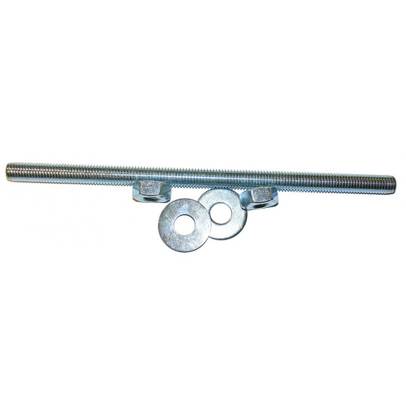 4 tiges filetées acier zingué D.6mm 200mm