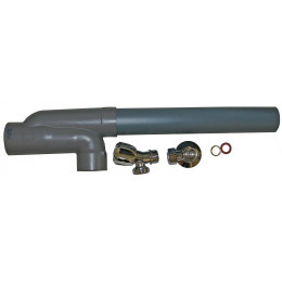 Kit siphon machine à laver + robinet simple