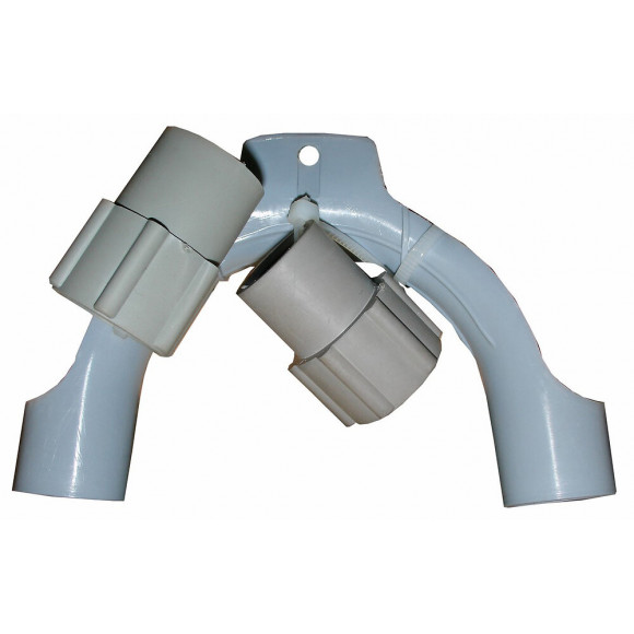 Kit crosse + 2 embouts pour tuyau de vidange