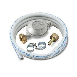 Kit butane tube 5ans 1m50 + 2 colliers + détendeur butane + tétine