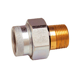 2 raccords isolants laiton