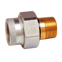 2 raccords isolants laiton