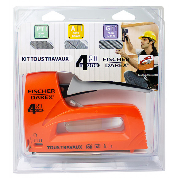 Kit agrafeuse 4 fonctions