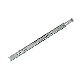 Coulisse à billes avec amortisseur acier 280mm - 2 pièces