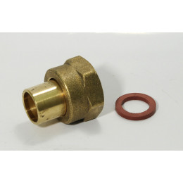 Raccord 2 pièces à souder + joint butane propane diamètre 8x10mm