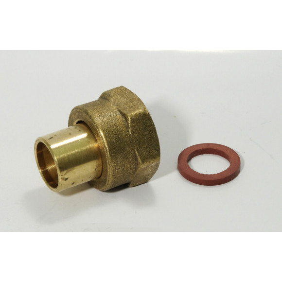 Raccord 2 pièces à souder + joint butane propane diamètre 8x10mm