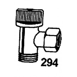 Robinet d'arret 1/4 tour 12x17mm