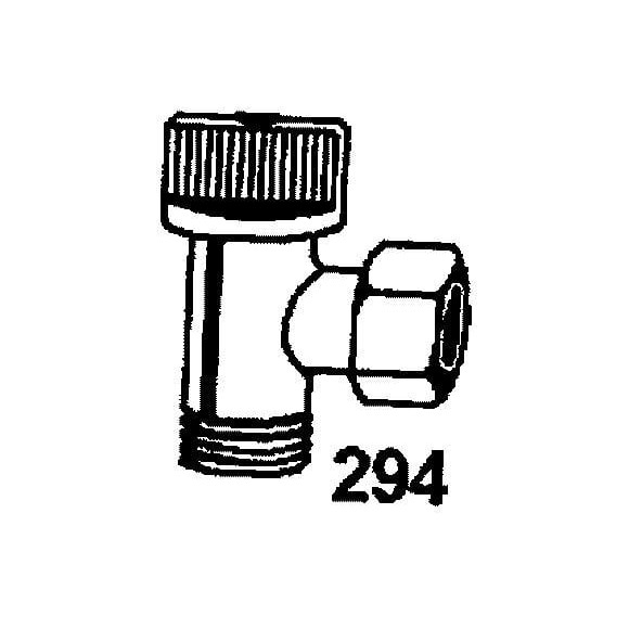 Robinet d'arret 1/4 tour 12x17mm