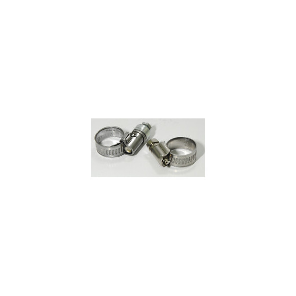 Lot de 2 colliers de serrage butane/propane