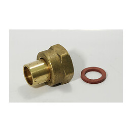 Raccord 2 pièces à souder + joint butane propane diamètre 8x10mm