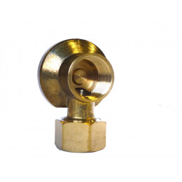 Applique pour tube diamètre 14mm femelle 15x21mm