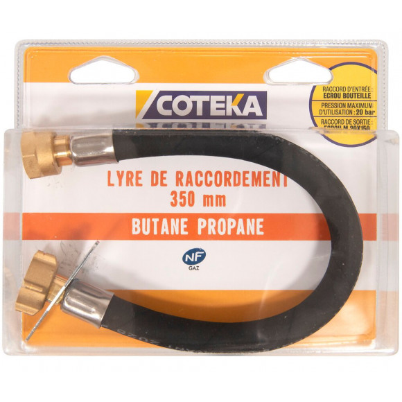 Lyre caoutchouc butane propane 35cm