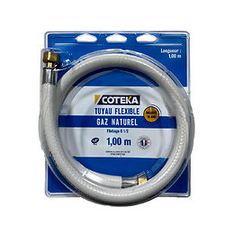 Flexible gaz naturel embouts à visser 1m