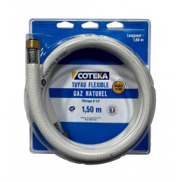 Flexible gaz naturel embouts à visser 1m50