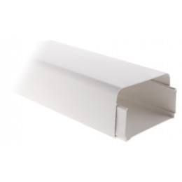 Goulotte rigide diamètre 80x60mm longueur 2 mètres