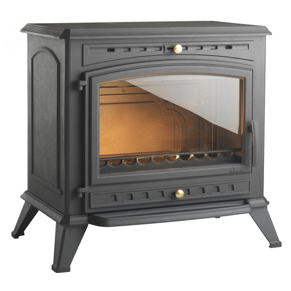 Poêle à bois en fonte 12kw INVICTA Alma.