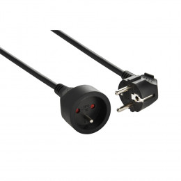 Prolongateur 10/16 à longueur 3m noir