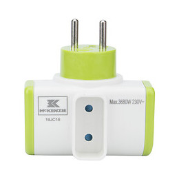 Multiprise 2X16A 1X6A VERT