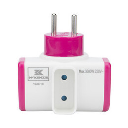 Multiprise 2X16A 1X6A ROSE