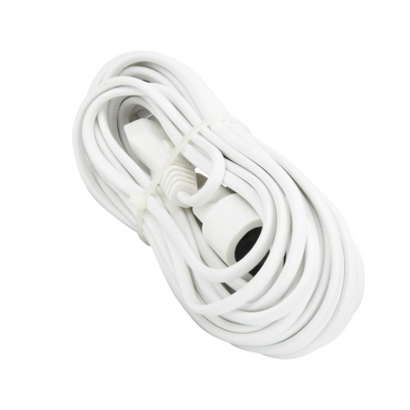 Prolongateur 6A 10m blanc