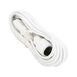 Prolongateur 6A 5m blanc