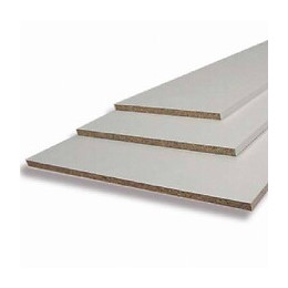 Tablette mélaminé coloris Blanc 2000x500x16mm