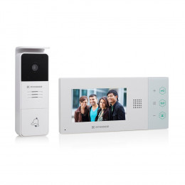 Interphone vidéo filaire 2 fils 4.3''