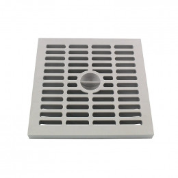 Grille légère pour regard 200x200mm gris